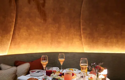 Botanic Sanctuary Antwerp Gastronomy Post 08 Breakfast Set Up