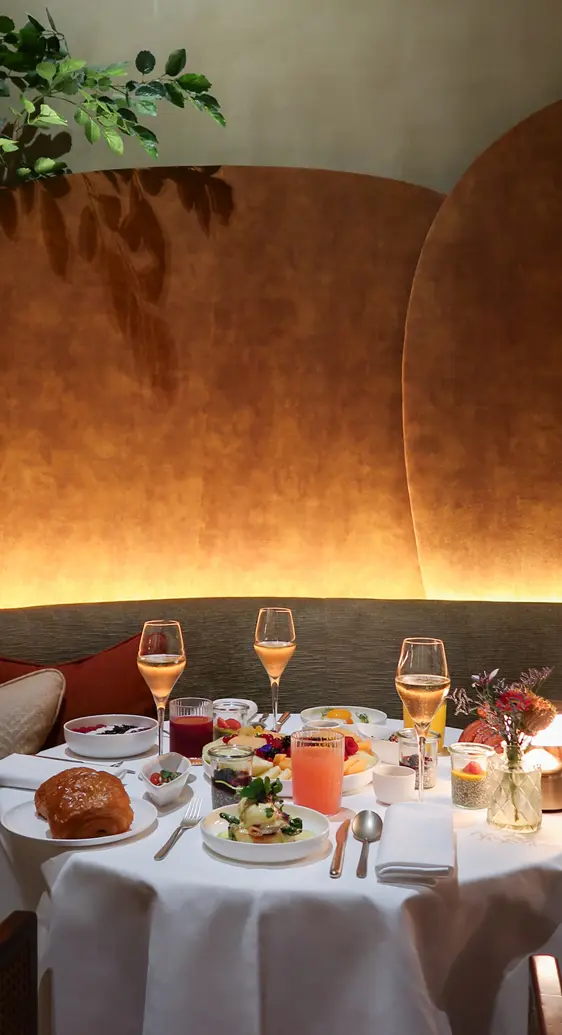 Botanic Sanctuary Antwerp Gastronomy Post 08 Breakfast Set Up