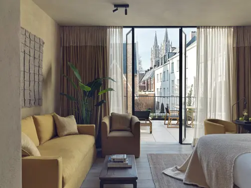 Deluxe Room With Terrace At Leading Hotels Of The World Botanic Sanctuary Antwerp